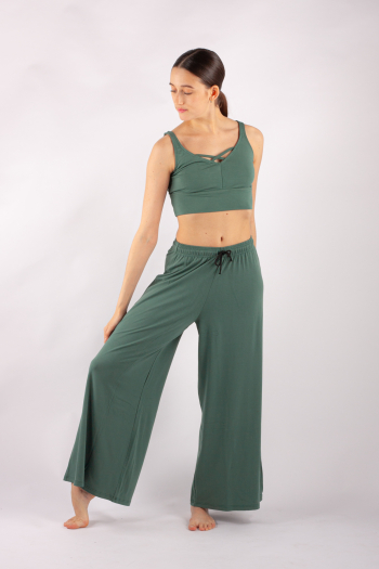 Pantalon large Temps Danse Andrew kaki