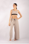 Pantalon large Temps Danse Andrew beige