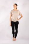 T-shirt Temps Danse Ava manches courtes beige