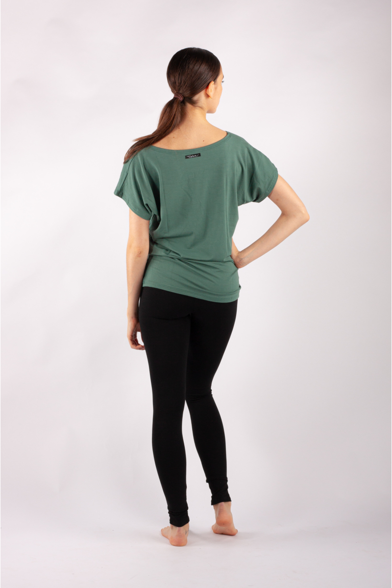T-shirt Temps Danse Ava manches courtes kaki