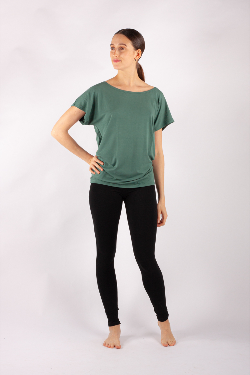 T-shirt Temps Danse Ava manches courtes kaki
