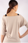 T-shirt ample Temps Danse Genova sable