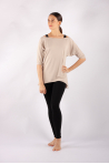 T-shirt ample Temps Danse Genova sable