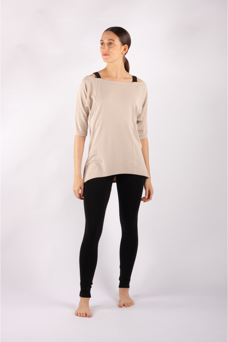 T-shirt ample Temps Danse Genova sable
