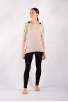 T-shirt ample Temps Danse Genova sable