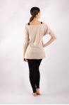 T-shirt ample Temps Danse Genova sable