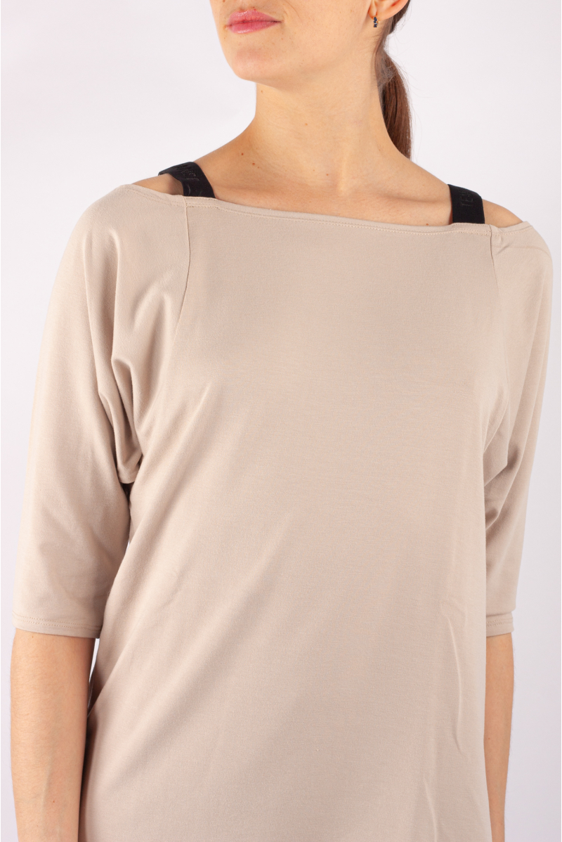 T-shirt ample Temps Danse Genova sable