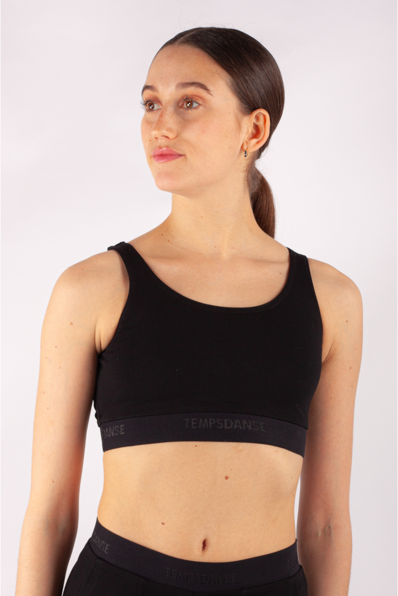 Brassière Temps Danse Gerogia noire