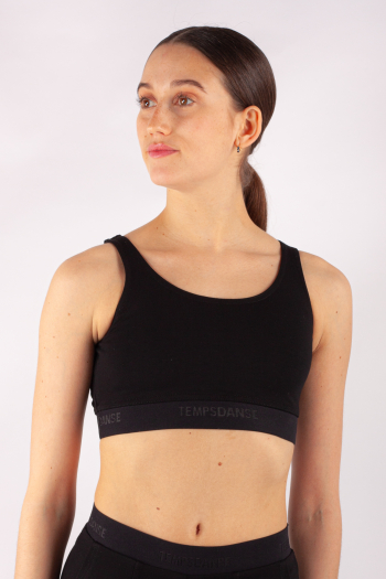 Brassière Temps Danse Gerogia noire