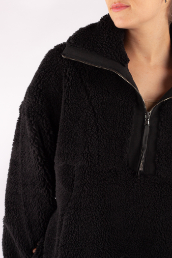 Sweat zippé Varley Appleton noir