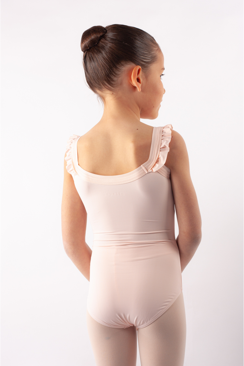 Repetto DE632 girl leotard rose pétale