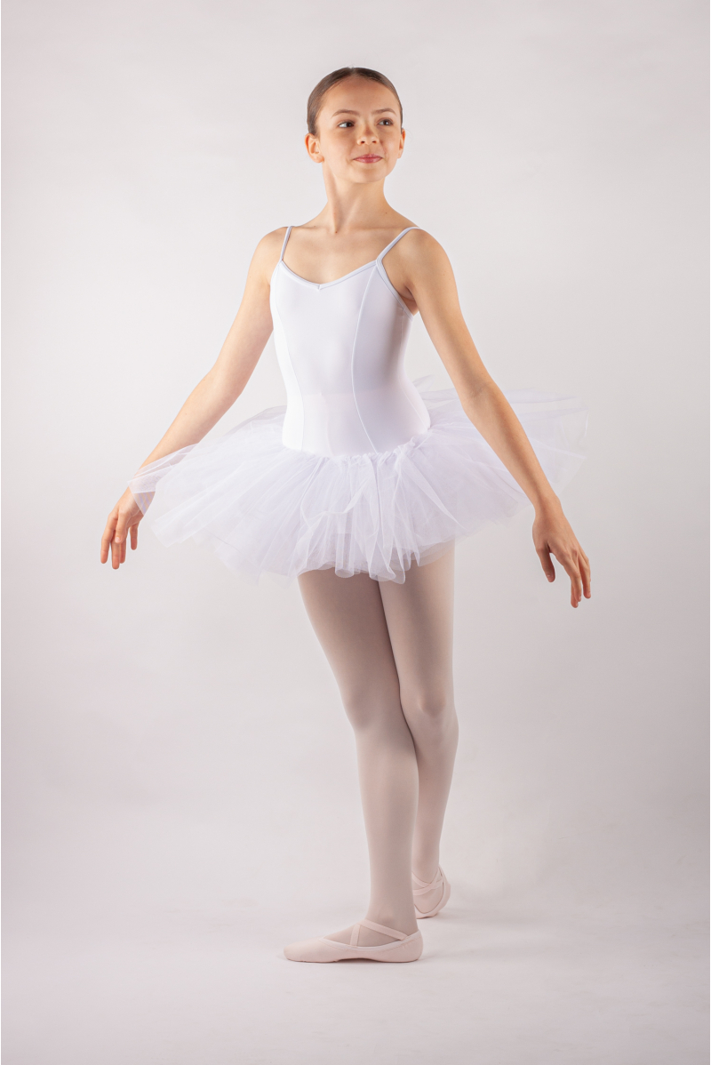 Tutu plateau intégral enfant Repetto DE545 blanc - Mademoiselle danse