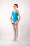 Wear Moi Faustine children azur blue leotard