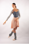 Chauffe épaules en Tencel gris mélangé