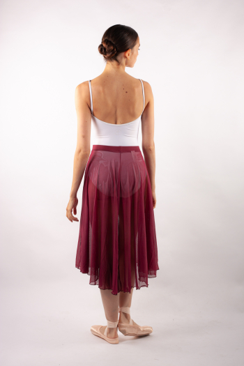 Long skirt Wear Moi Elara burgundy