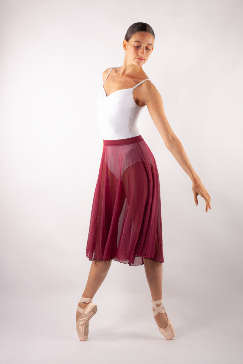 Long skirt Wear Moi Elara burgundy