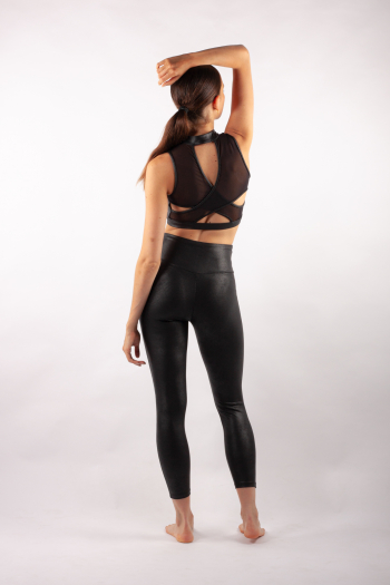 Black Leggings in imitation leather Bloch