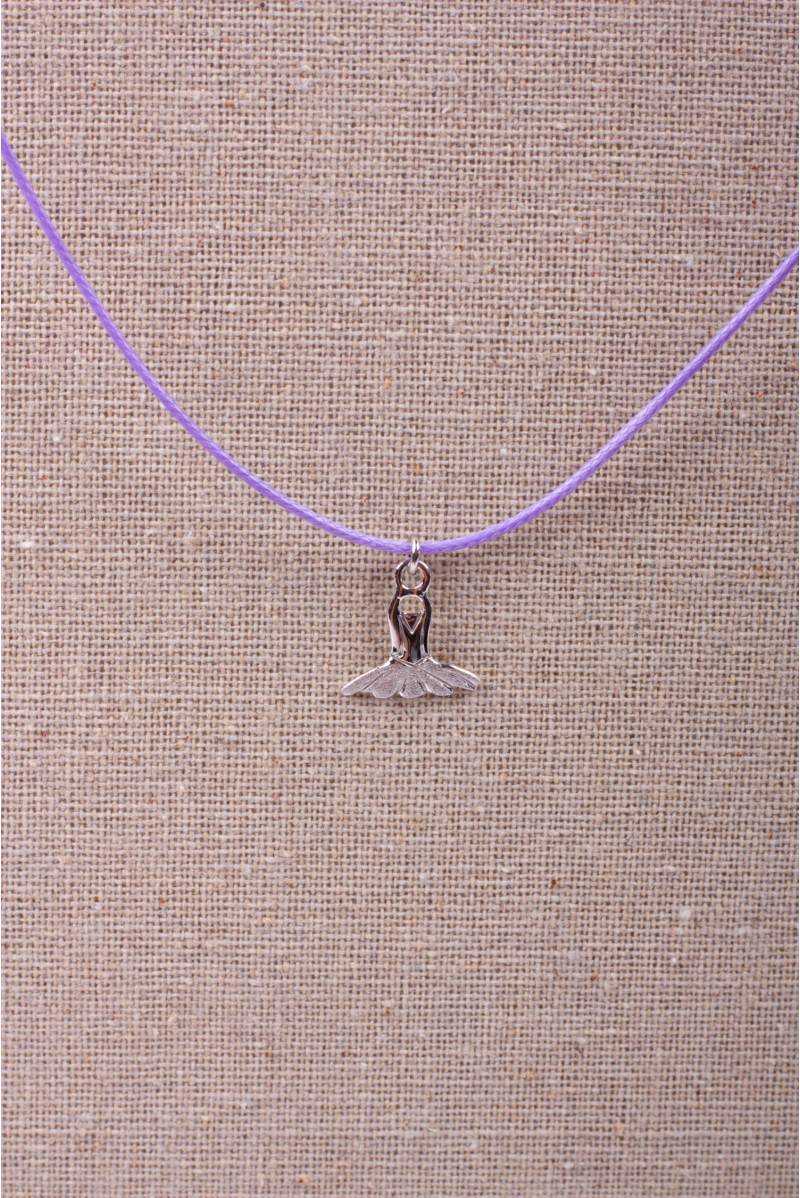 Collier cordon pendentif tutu