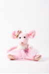 Peluche souris danseuse rose