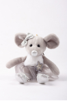 Peluche souris danseuse rose