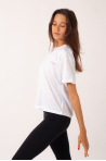 Tee-shirt loose manches courtes Repetto S0622SL blanc