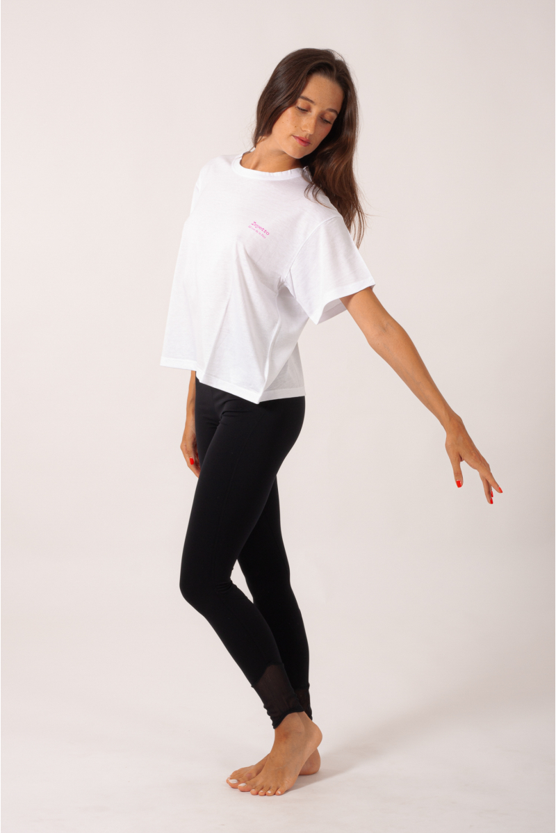Tee-shirt loose manches courtes Repetto S0622SL blanc