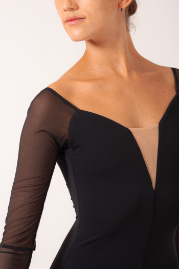 Leotard long lseeves Carlotta Grishko black