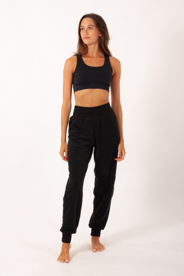 Pantalon d'échauffement en polaire femme