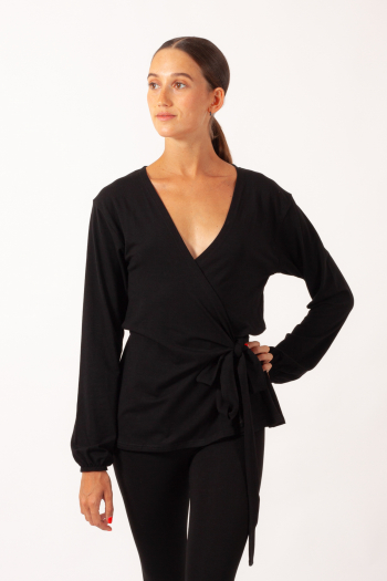 Temps Danse Avani long wrap black