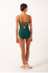 Wear Moi Angelique forest green leotard