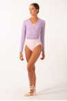 Wear Moi Carmen lilac women wrap over top