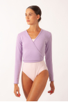 Wear Moi Carmen lilac women wrap over top