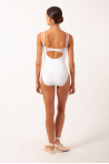 Leotard Wear Moi Mauve white