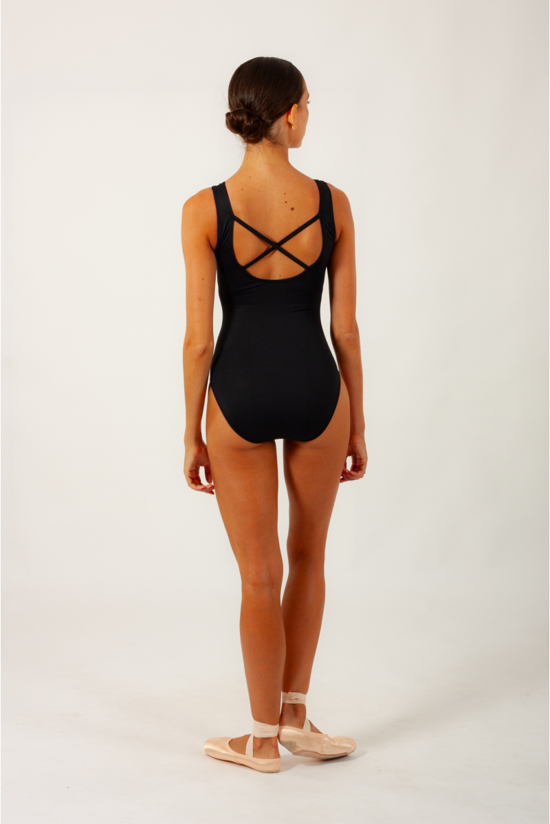 Leotard with wide straps Repetto D0572N Black