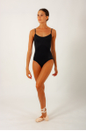 Leotard thin straps Repetto D0158N black