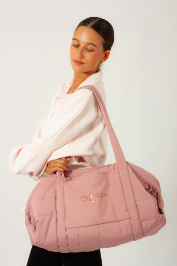 Sac Repetto grand polochon rose thé
