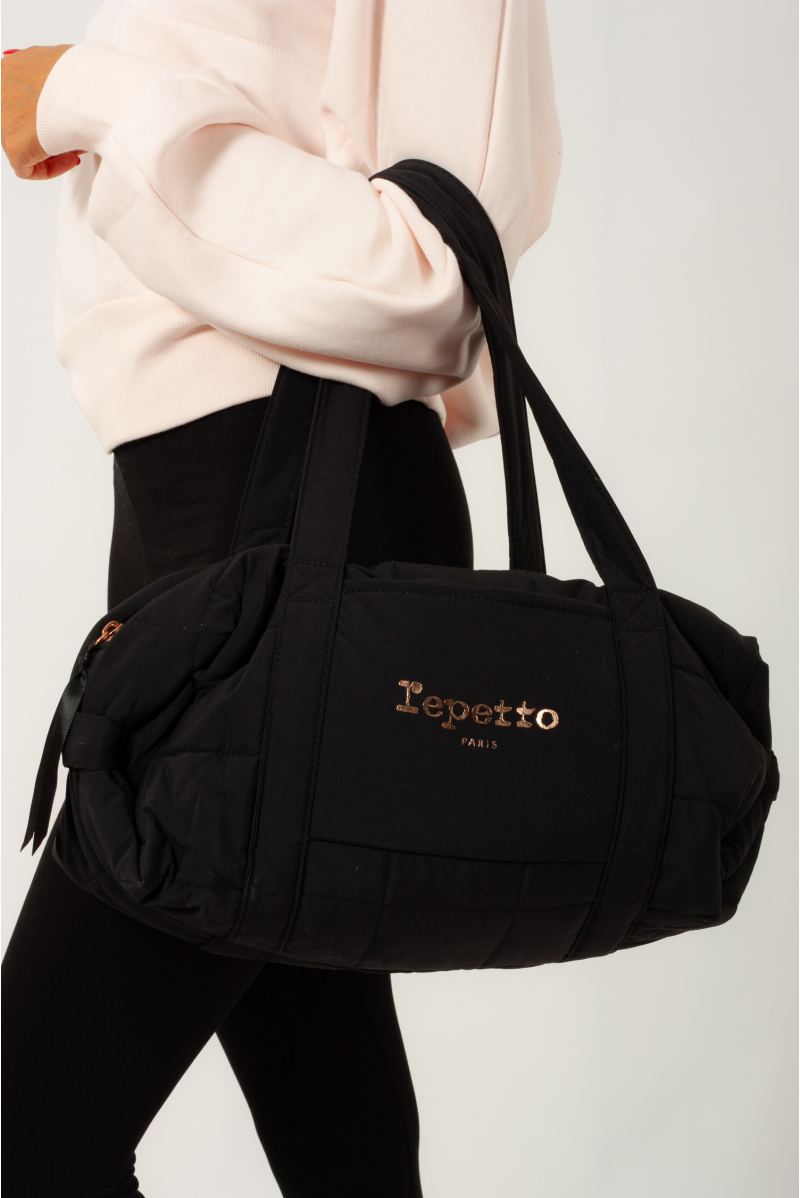 Repetto black nylon duffel bag