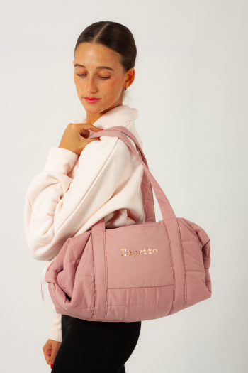 Repetto pink nylon duffel bag