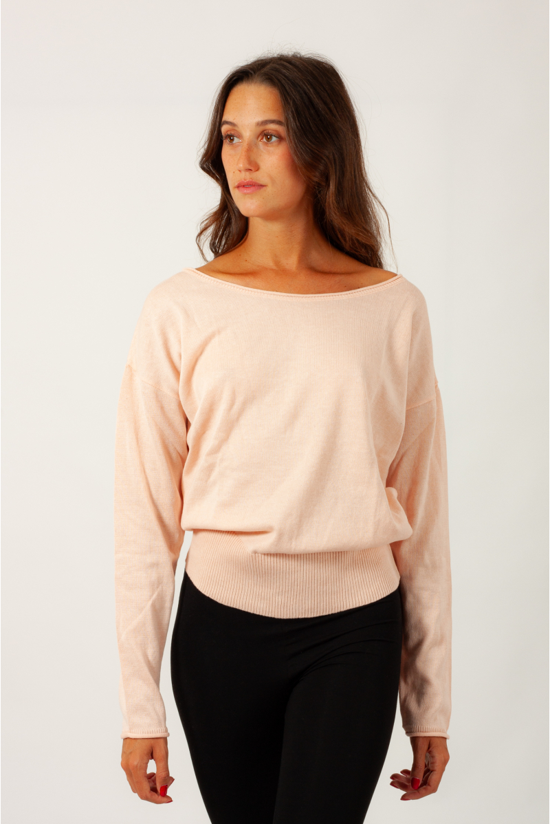 Repetto D0673 rose pétale knit sweater