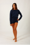 Repetto D0673 midnight blue knit sweater