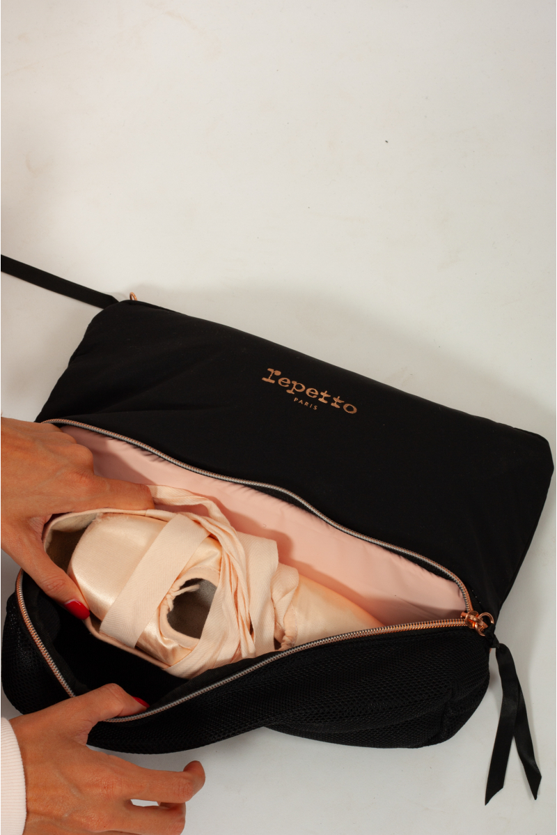 Repetto quilted black dance bag - Mademoiselle Danse