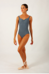 Wear Moi Galate dark grey leotard