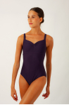 Wear Moi Galate prune leotard