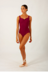 Wear Moi Faustine burgundy leotard