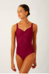 Wear Moi Galate burgundy leotard