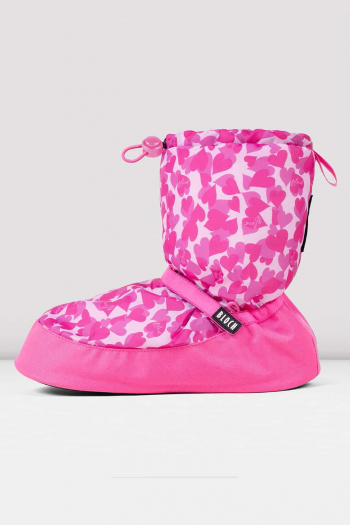 Warm up bootie Bloch IM009BP pink hearts