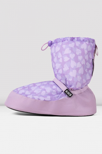 Warm up bootie Bloch IM009BP lilac hearts