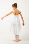 MDA white girl dress leotard close front