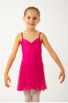 Skirt fake draping Wear Moi Delia fuchsia 4/8 years old