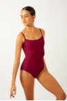 Wear Moi Diane burgundy leotard